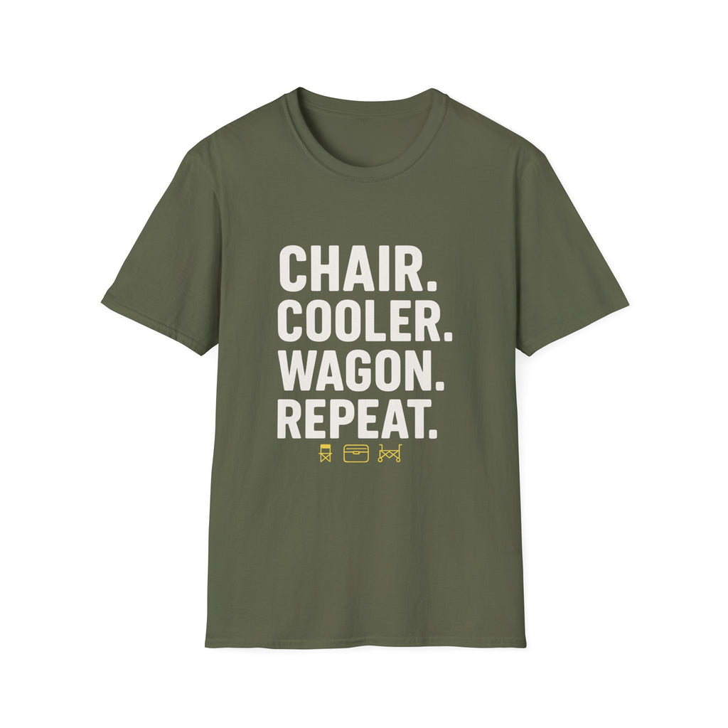Chair. Cooler. Wagon. Repeat T-Shirt