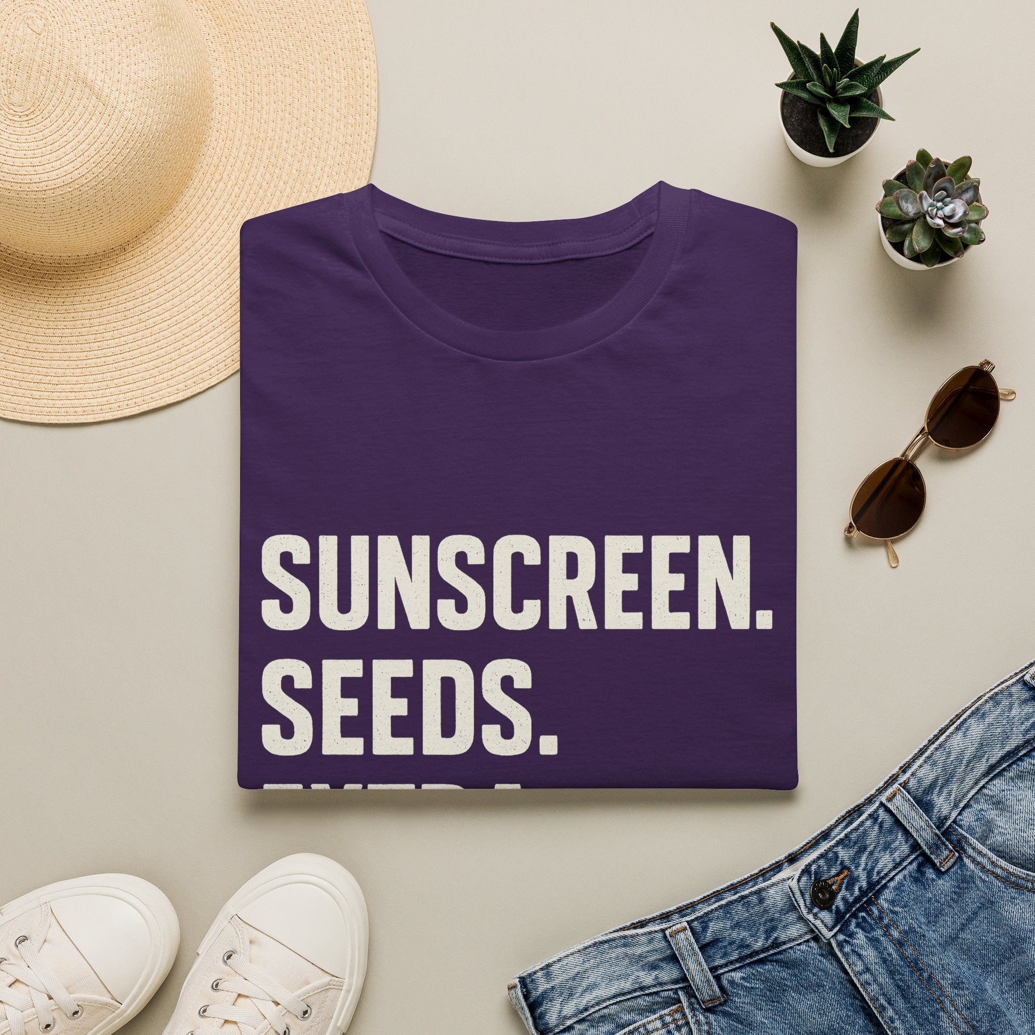 Sunscreen. Seeds. Extra Innings T-Shirt
