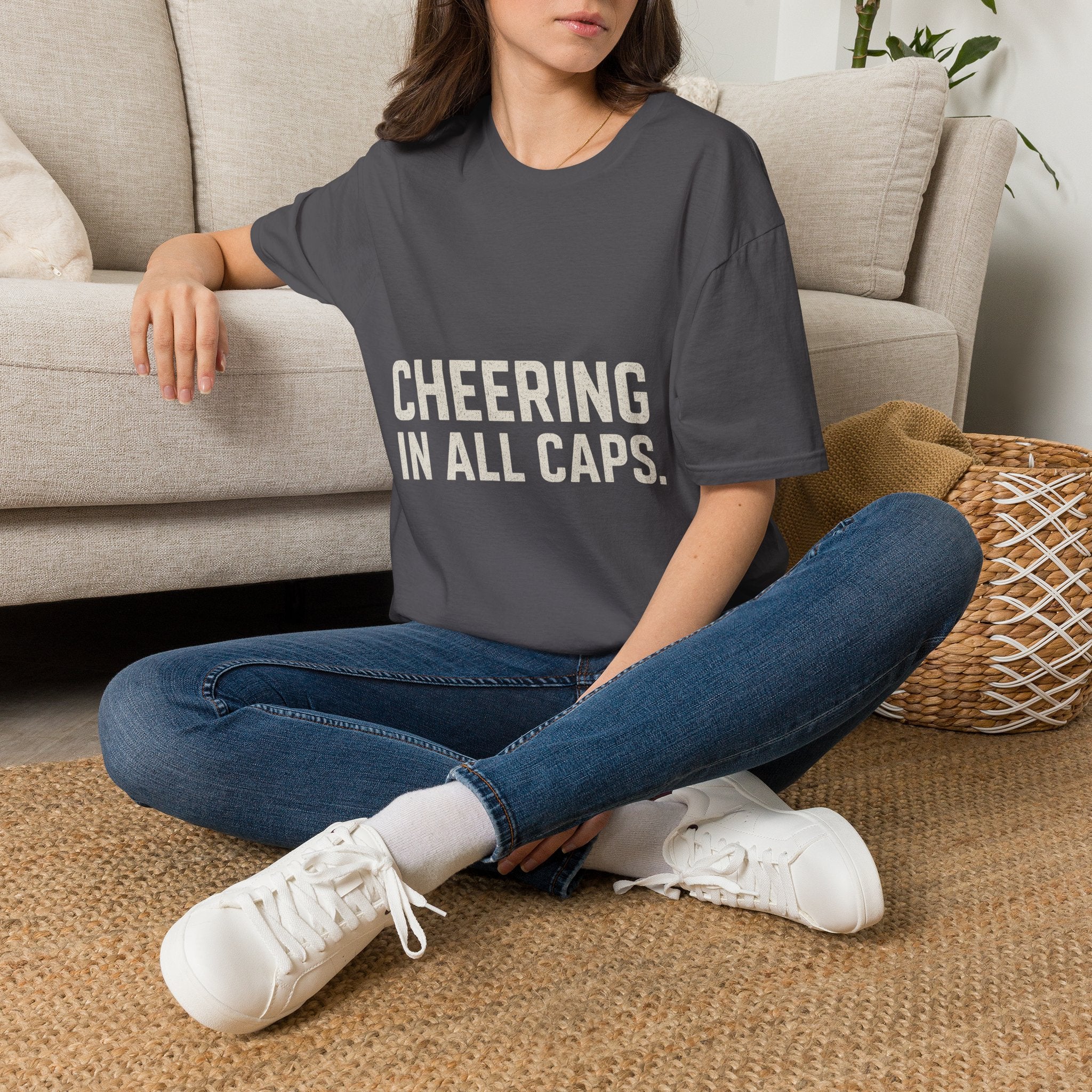 Cheering In All Caps T-Shirt