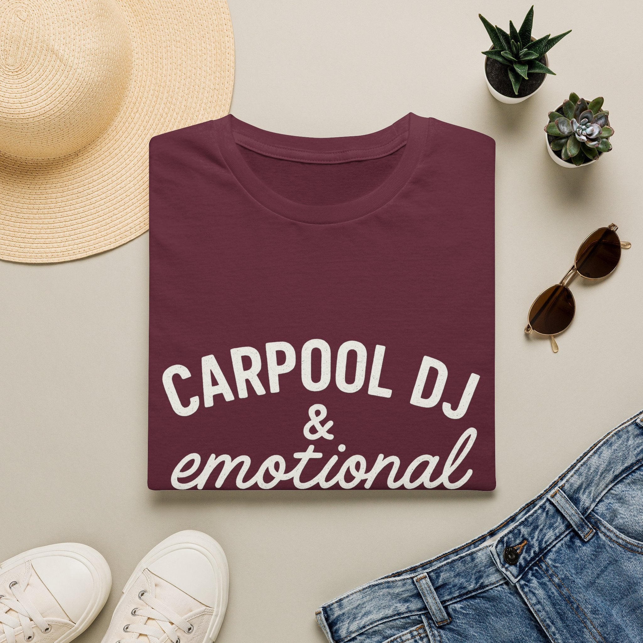 Carpool Dj & Emotional Support Human T-Shirt
