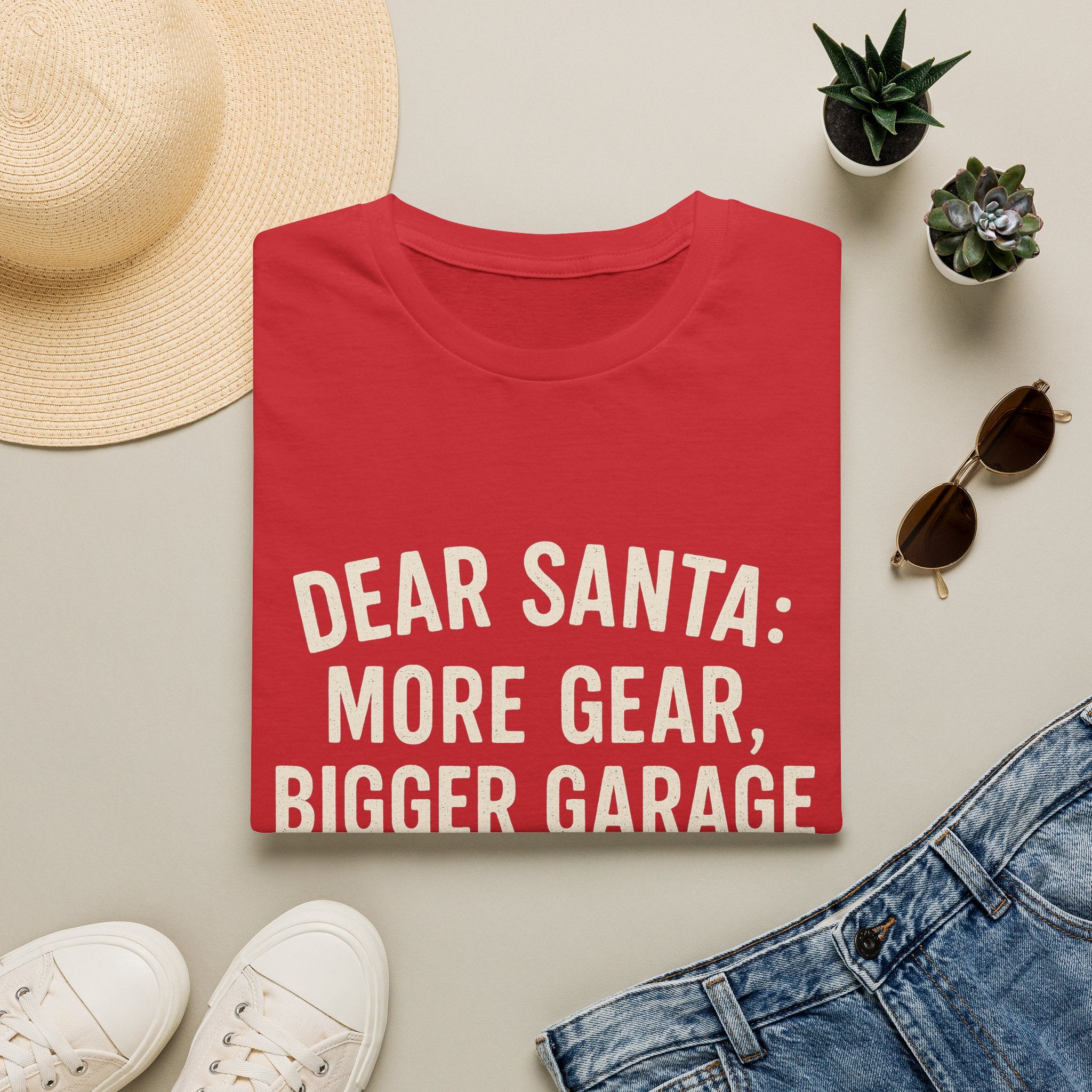 Dear Santa: More Gear, Bigger Garage T-Shirt