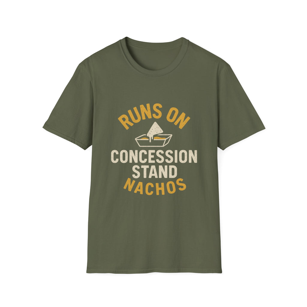 Runs On Concession Stand Nachos T-Shirt