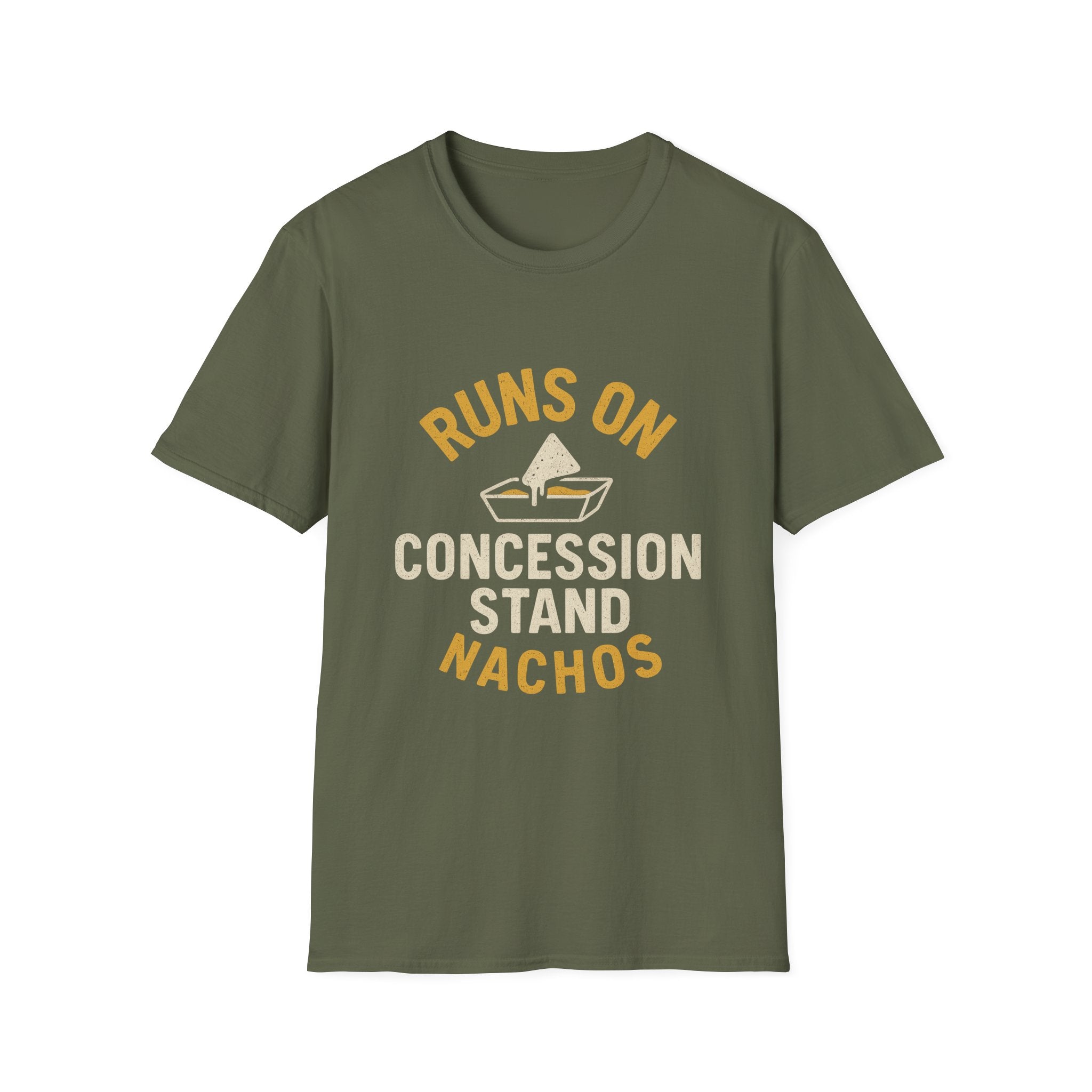 Runs On Concession Stand Nachos T-Shirt