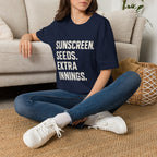 Sunscreen. Seeds. Extra Innings T-Shirt