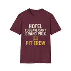 Hotel Luggage Cart Grand Prix: Pit Crew T-Shirt