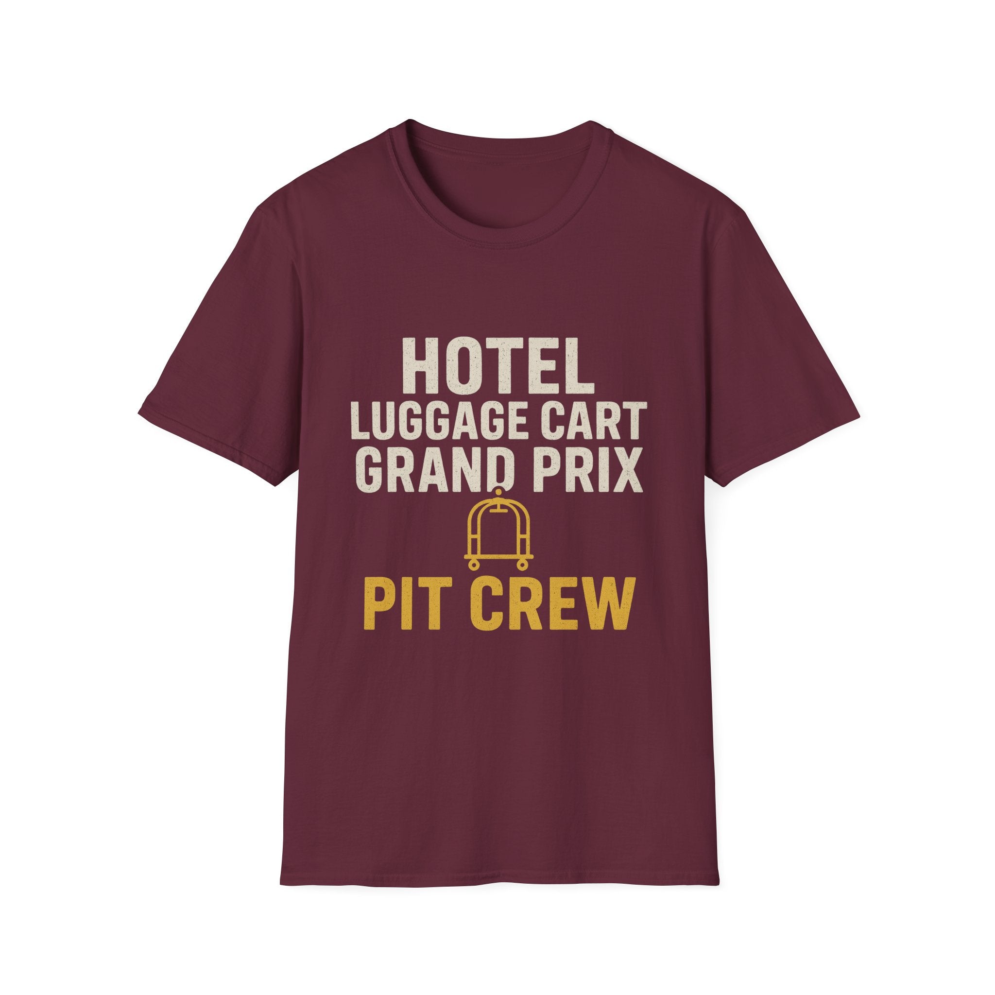 Hotel Luggage Cart Grand Prix: Pit Crew T-Shirt