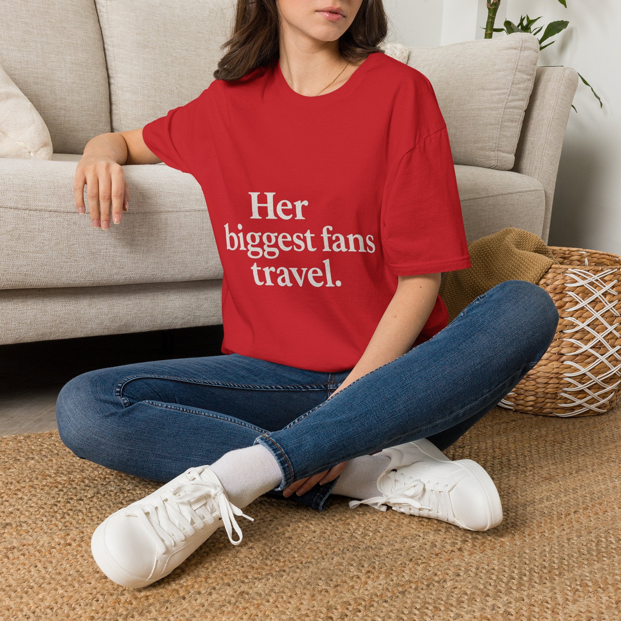 Her Biggest Fans Travel T-Shirt