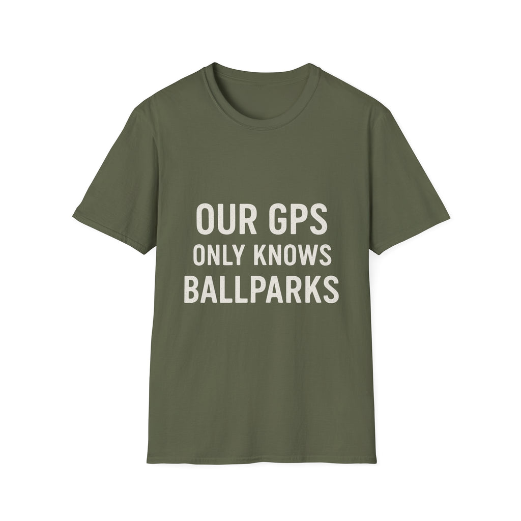 Our Gps Only Knows Ballparks T-Shirt