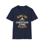 Runs On Concession Stand Nachos T-Shirt