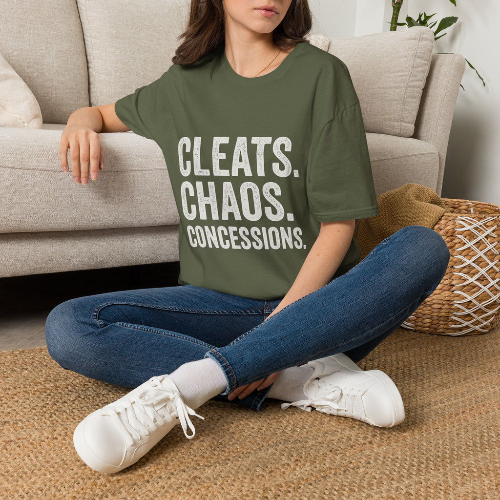 Cleats. Chaos. Concessions T-Shirt