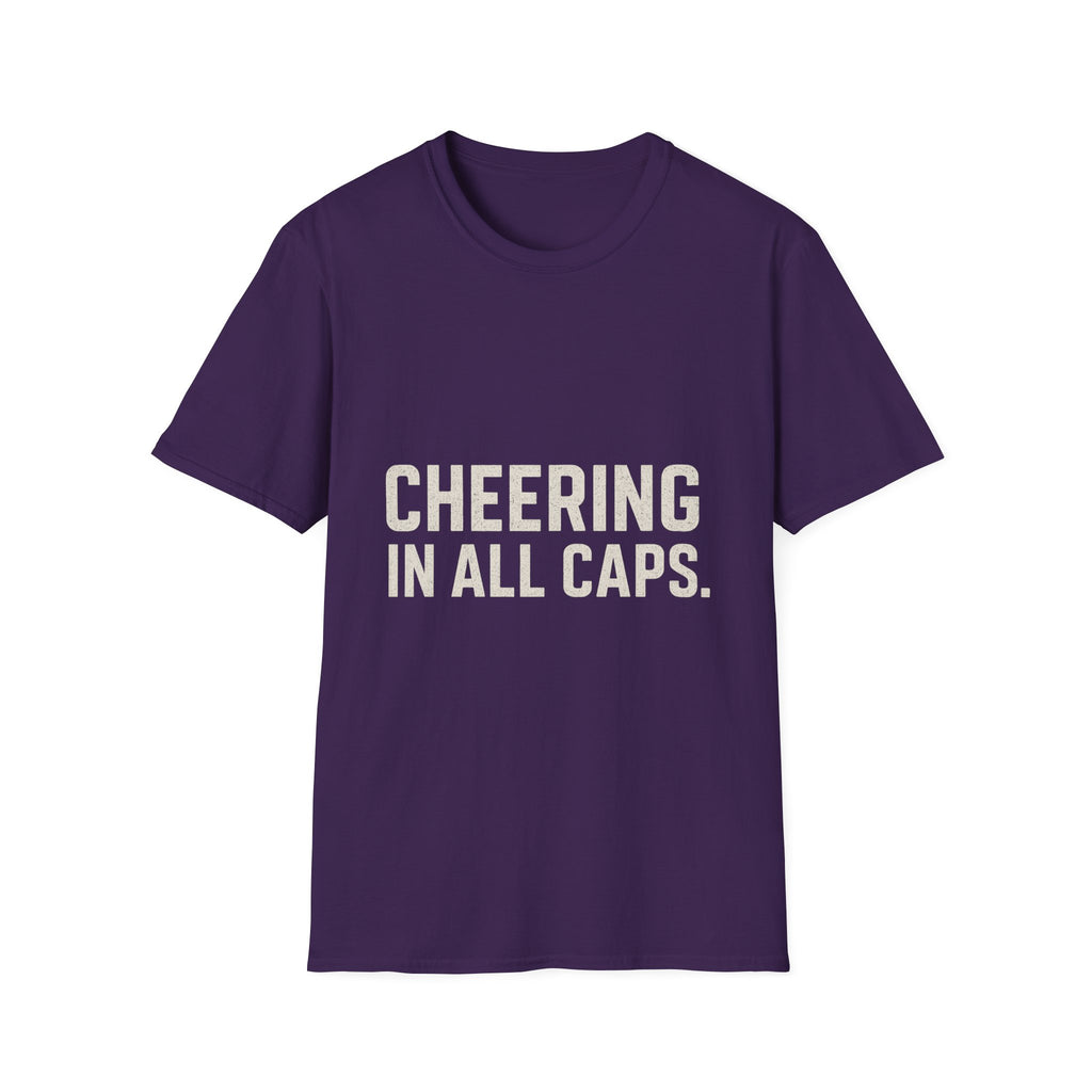 Cheering In All Caps T-Shirt