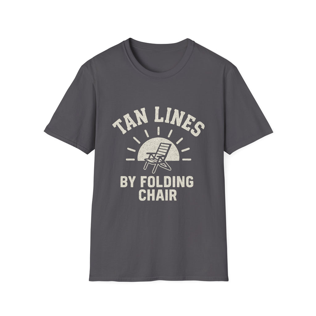 Tan Lines By Folding Chair T-Shirt