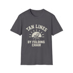 Tan Lines By Folding Chair T-Shirt