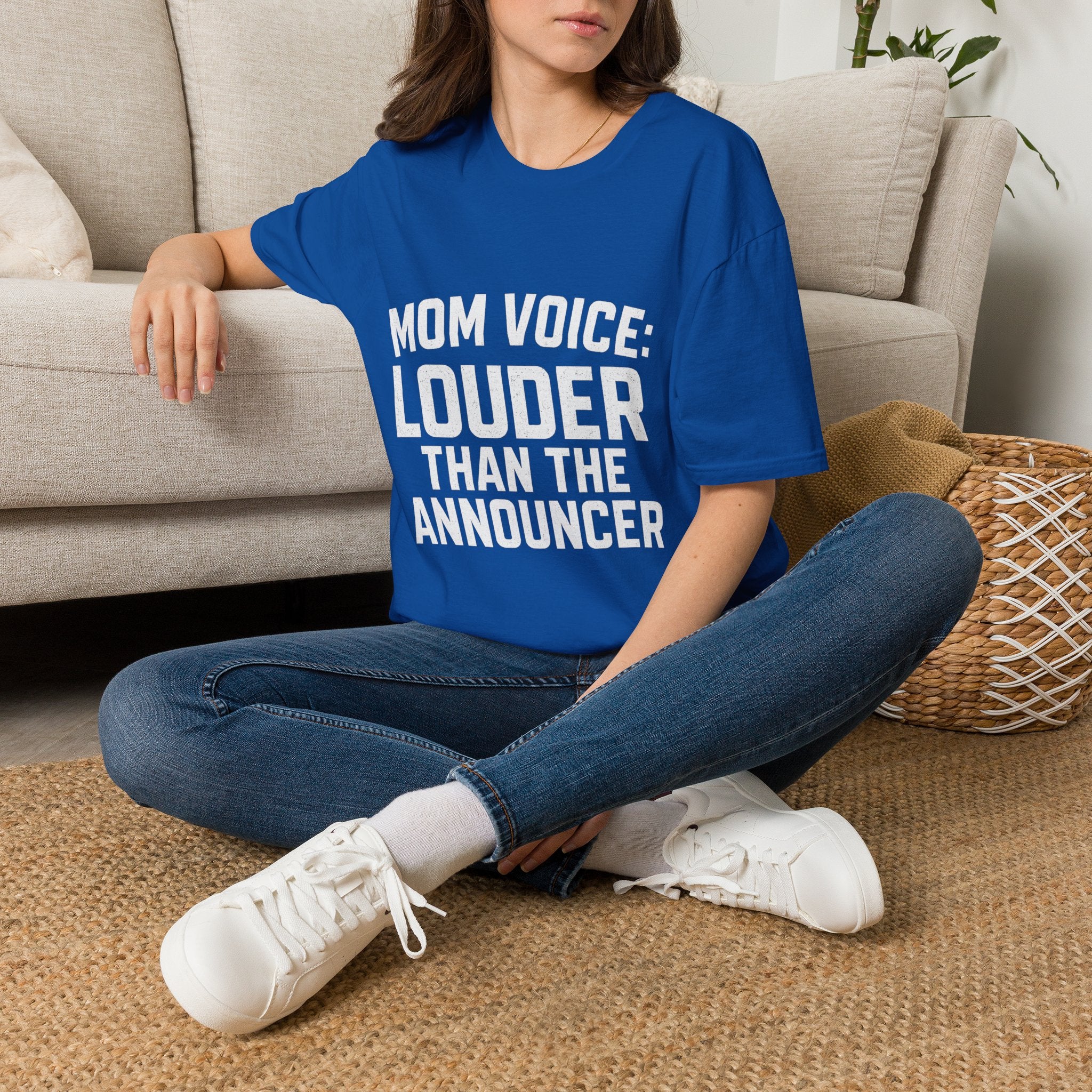 Mom Voice: Louder Than The Announcer T-Shirt