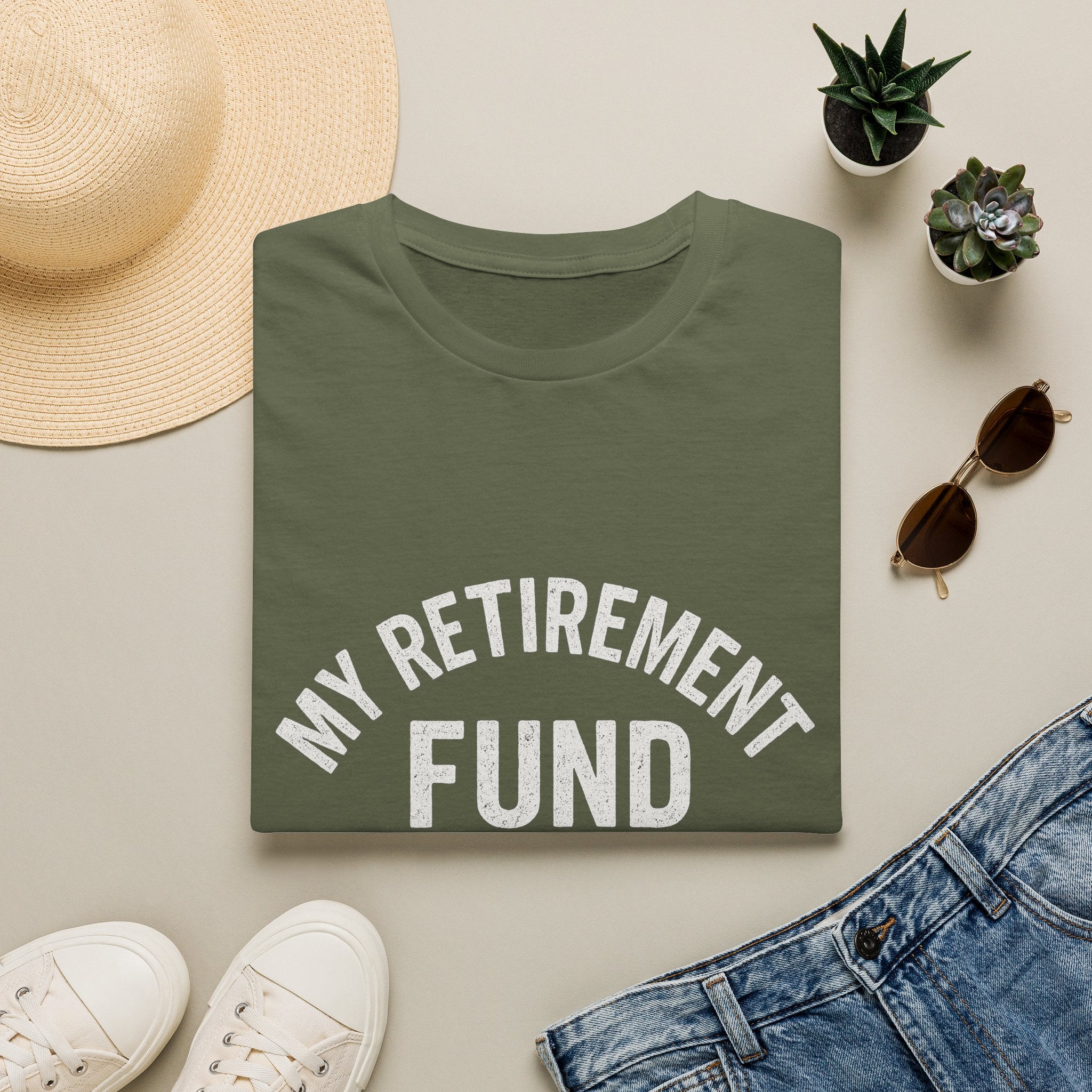 My Retirement Fund Plays Shortstop T-Shirt