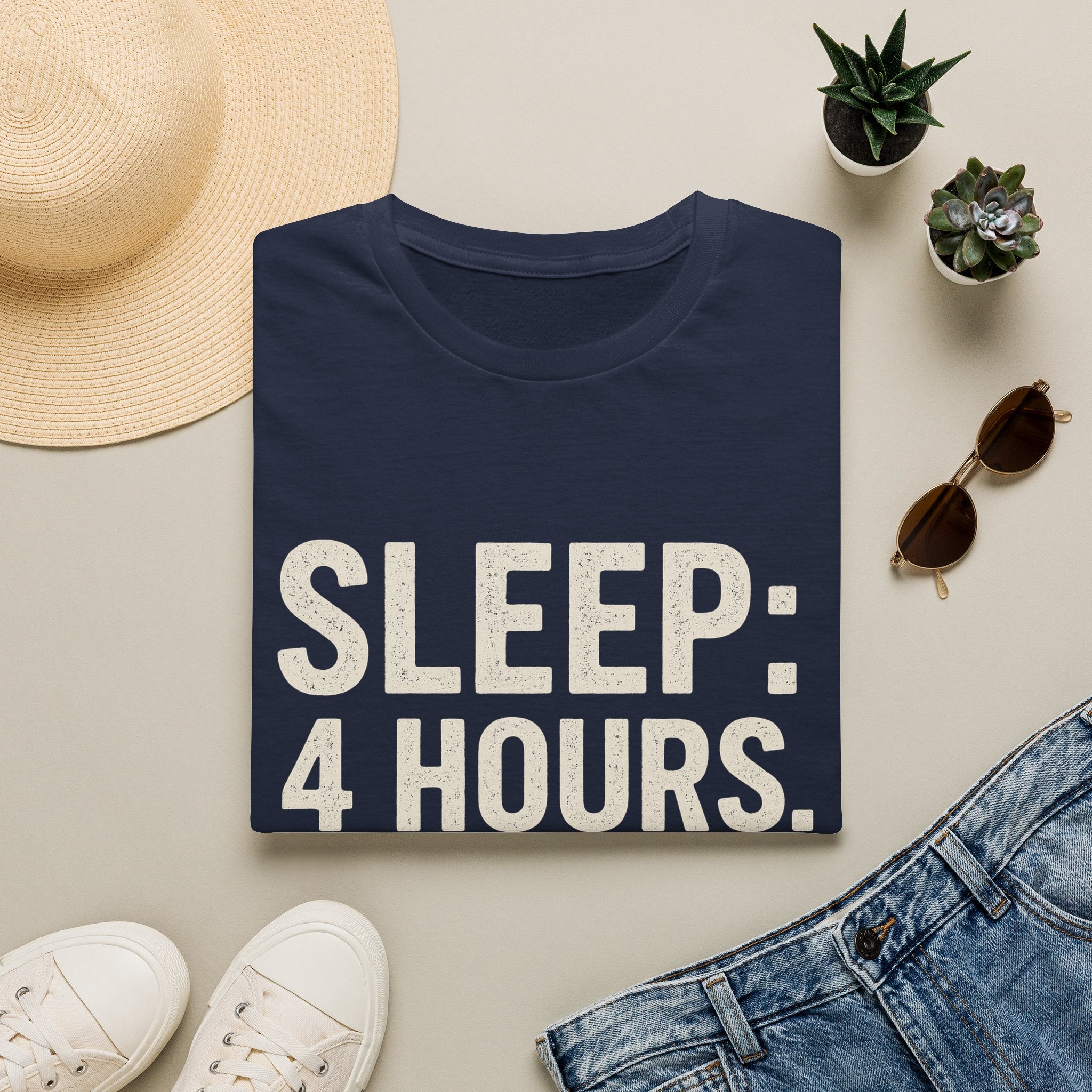 Sleep: 4 Hours. Pride: Full Tank T-Shirt