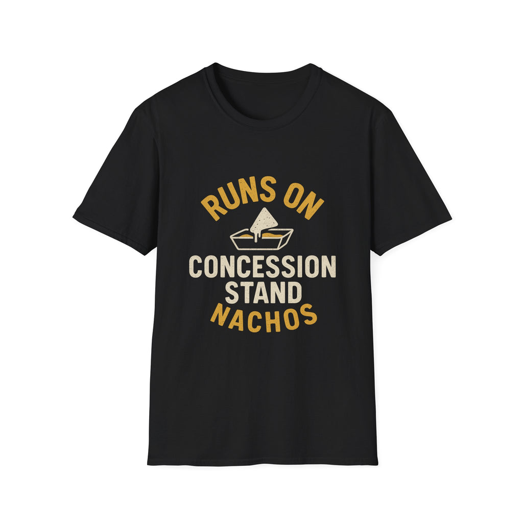 Runs On Concession Stand Nachos T-Shirt