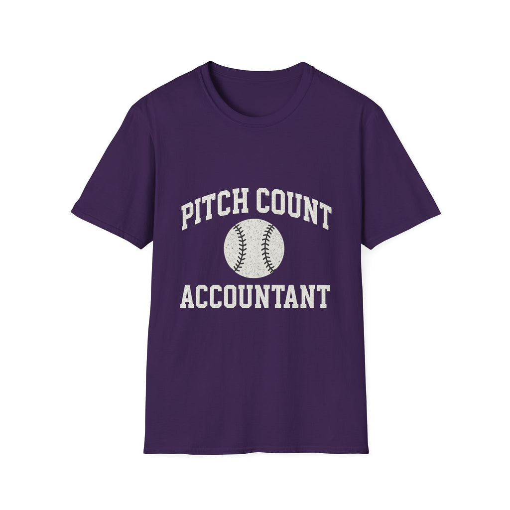 Pitch Count Accountant T-Shirt