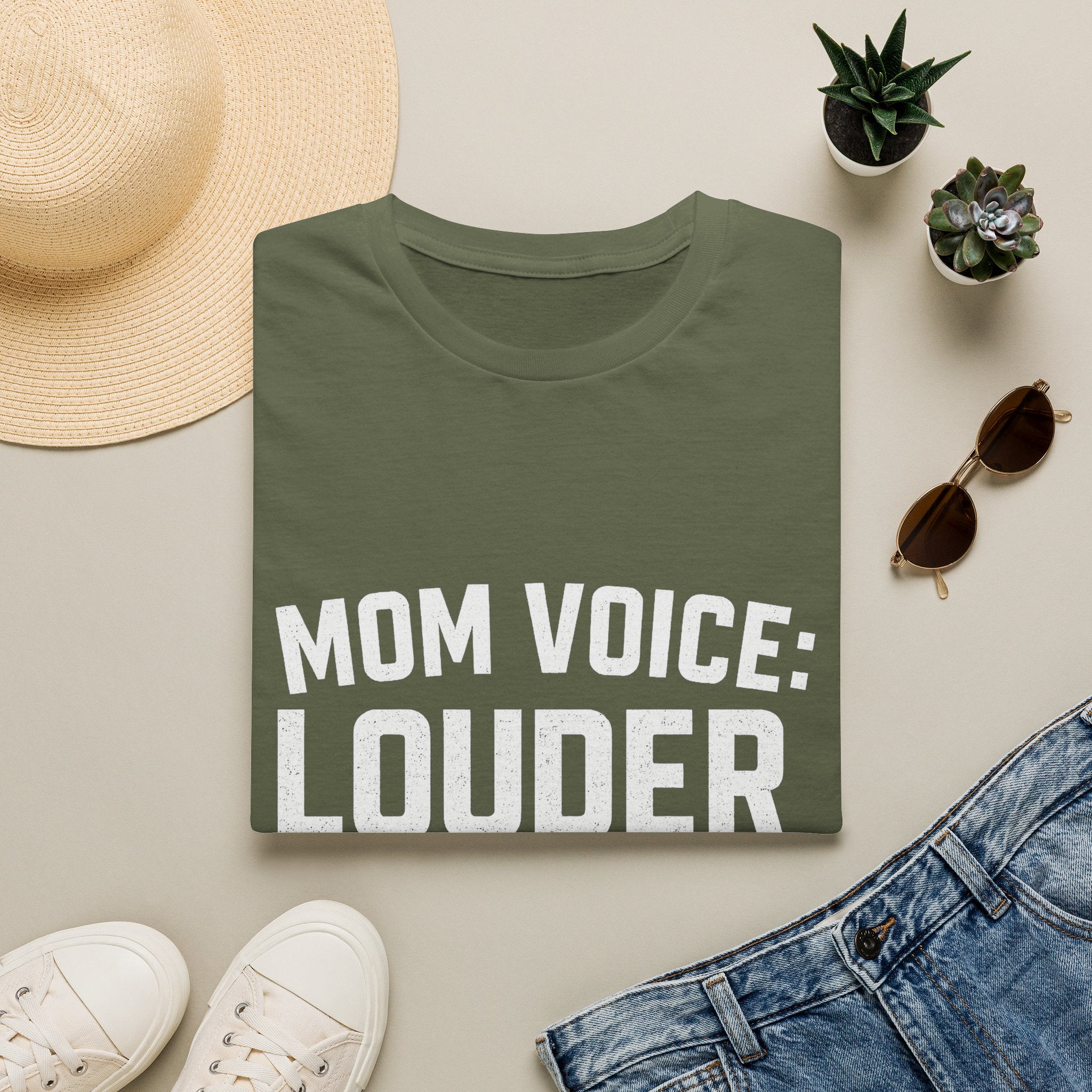Mom Voice: Louder Than The Announcer T-Shirt