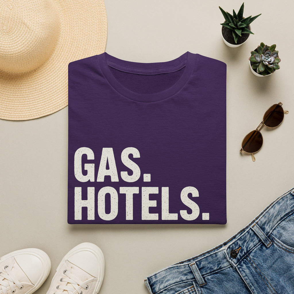 Gas. Hotels. Softball. Repeat T-Shirt