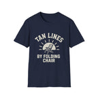 Tan Lines By Folding Chair T-Shirt