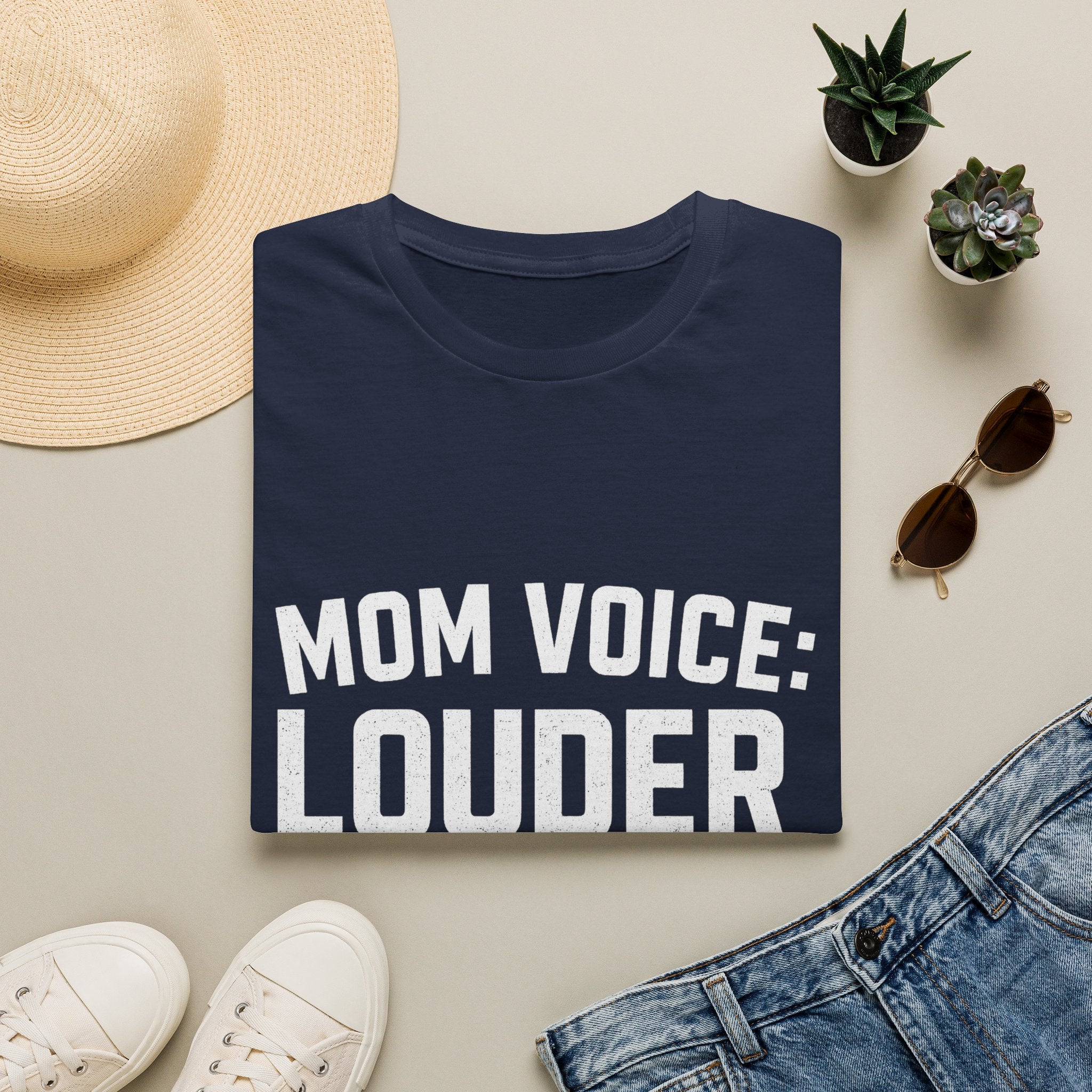 Mom Voice: Louder Than The Announcer T-Shirt