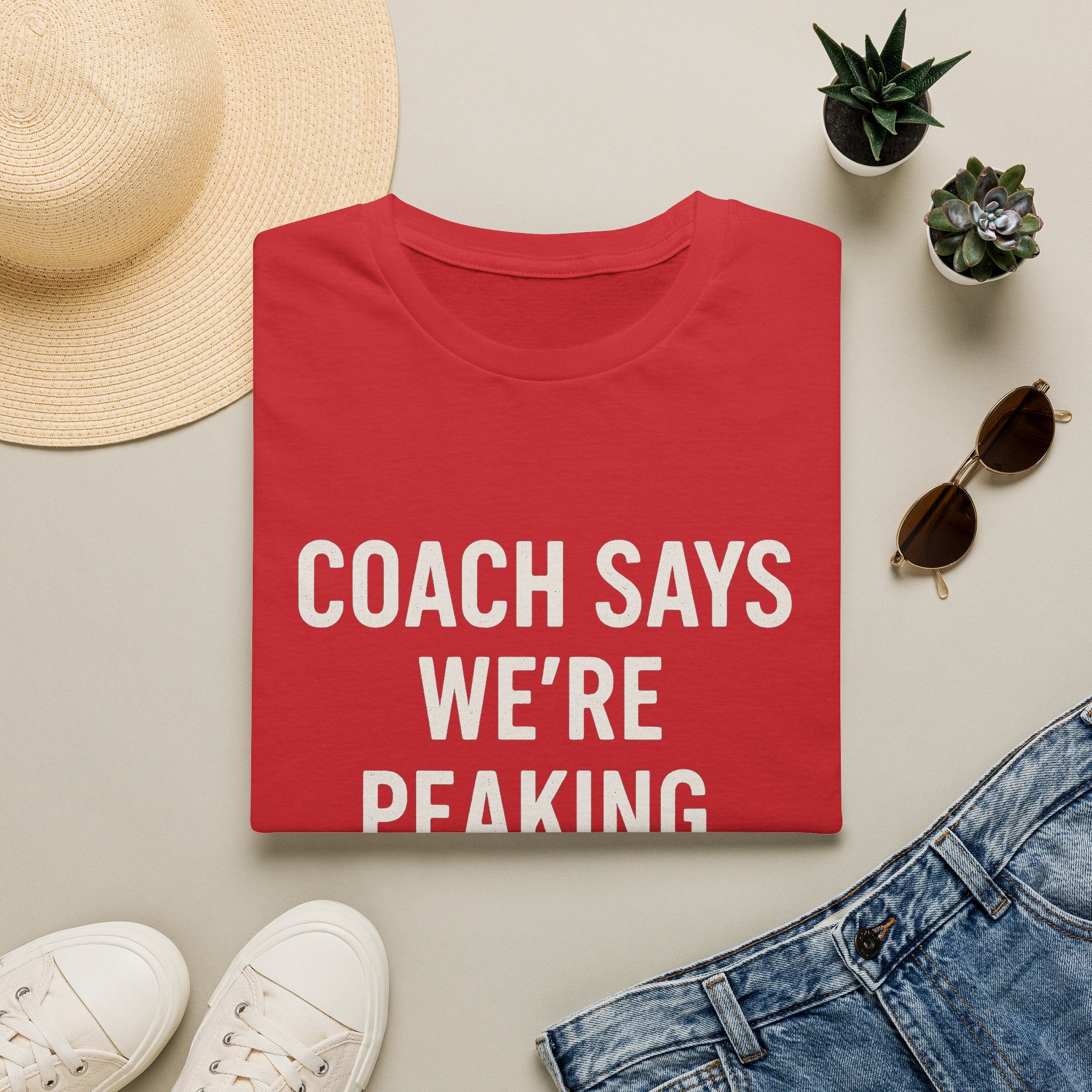 Coach Says We're Peaking At Nationals T-Shirt