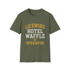 Licensed Hotel Waffle Operator T-Shirt