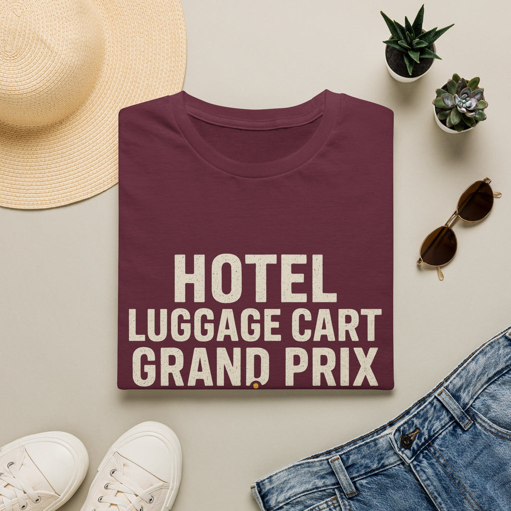 Hotel Luggage Cart Grand Prix: Pit Crew T-Shirt