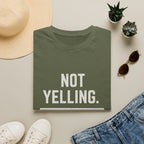 Not Yelling. Cheering Aggressively T-Shirt