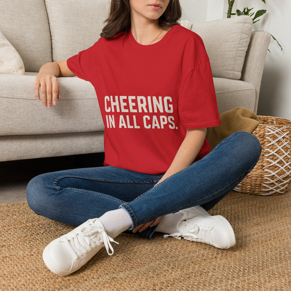 Cheering In All Caps T-Shirt