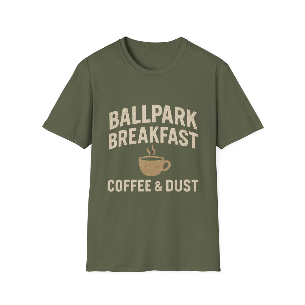 Ballpark Breakfast: Coffee & Dust T-Shirt
