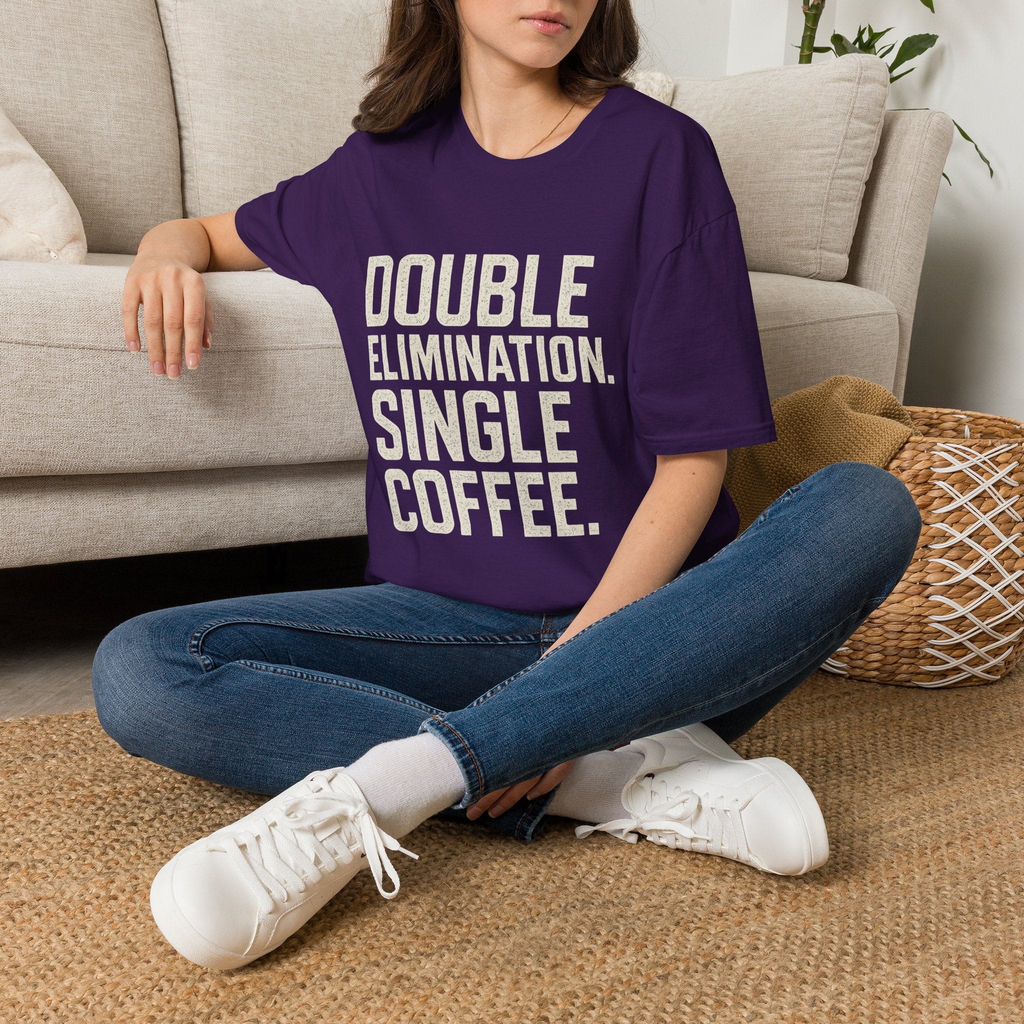 Double Elimination. Single Coffee T-Shirt