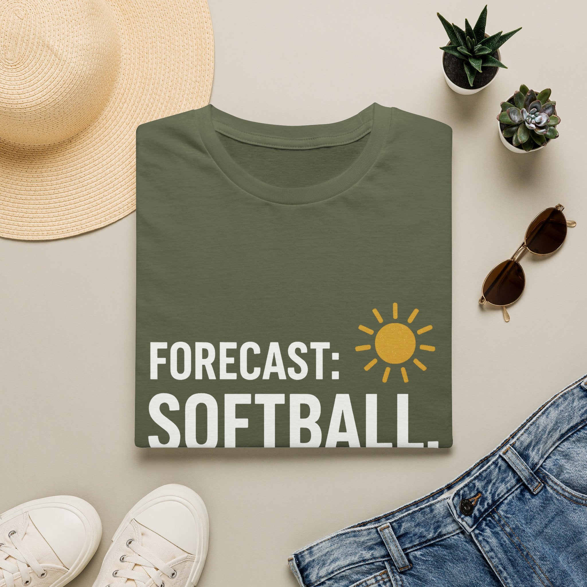 Forecast: Softball. Then More Softball T-Shirt