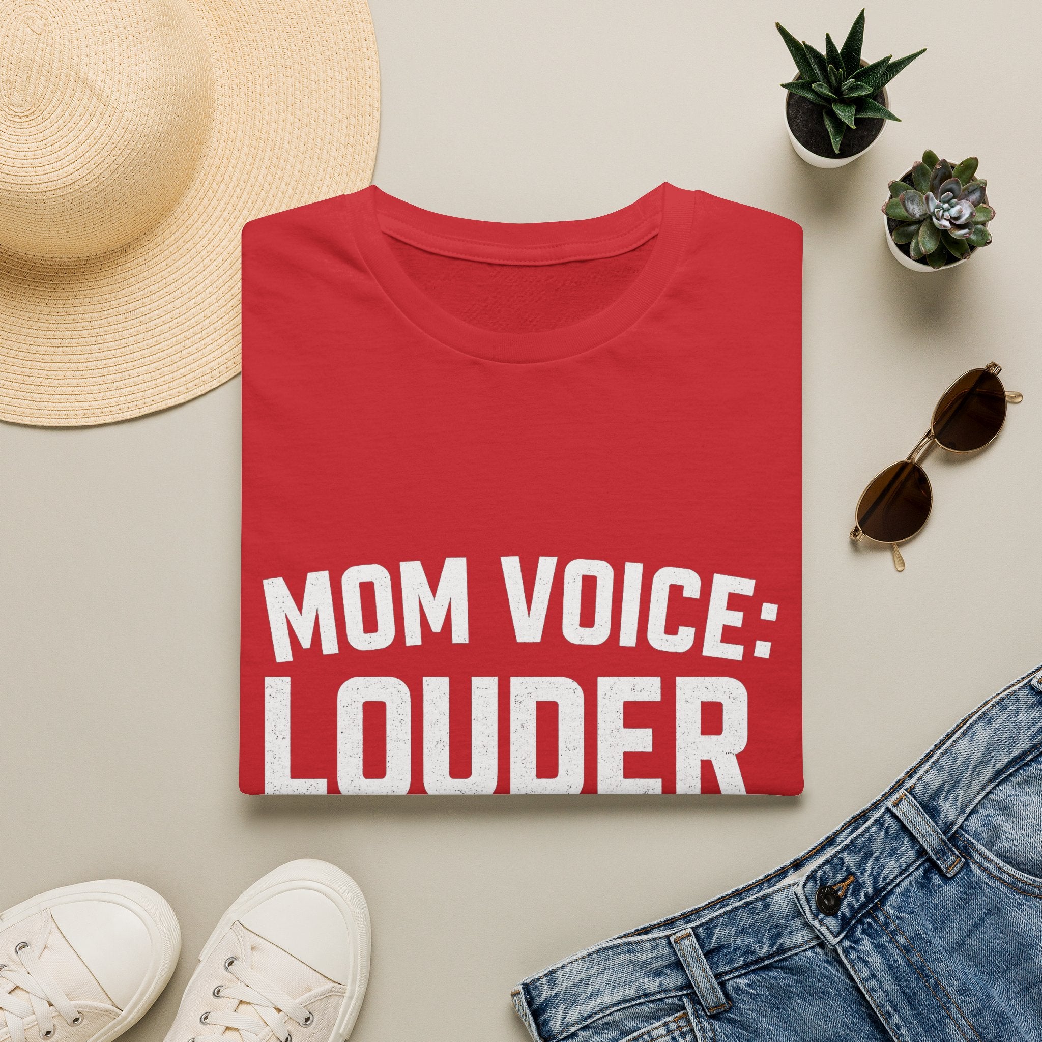 Mom Voice: Louder Than The Announcer T-Shirt