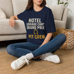 Hotel Luggage Cart Grand Prix: Pit Crew T-Shirt