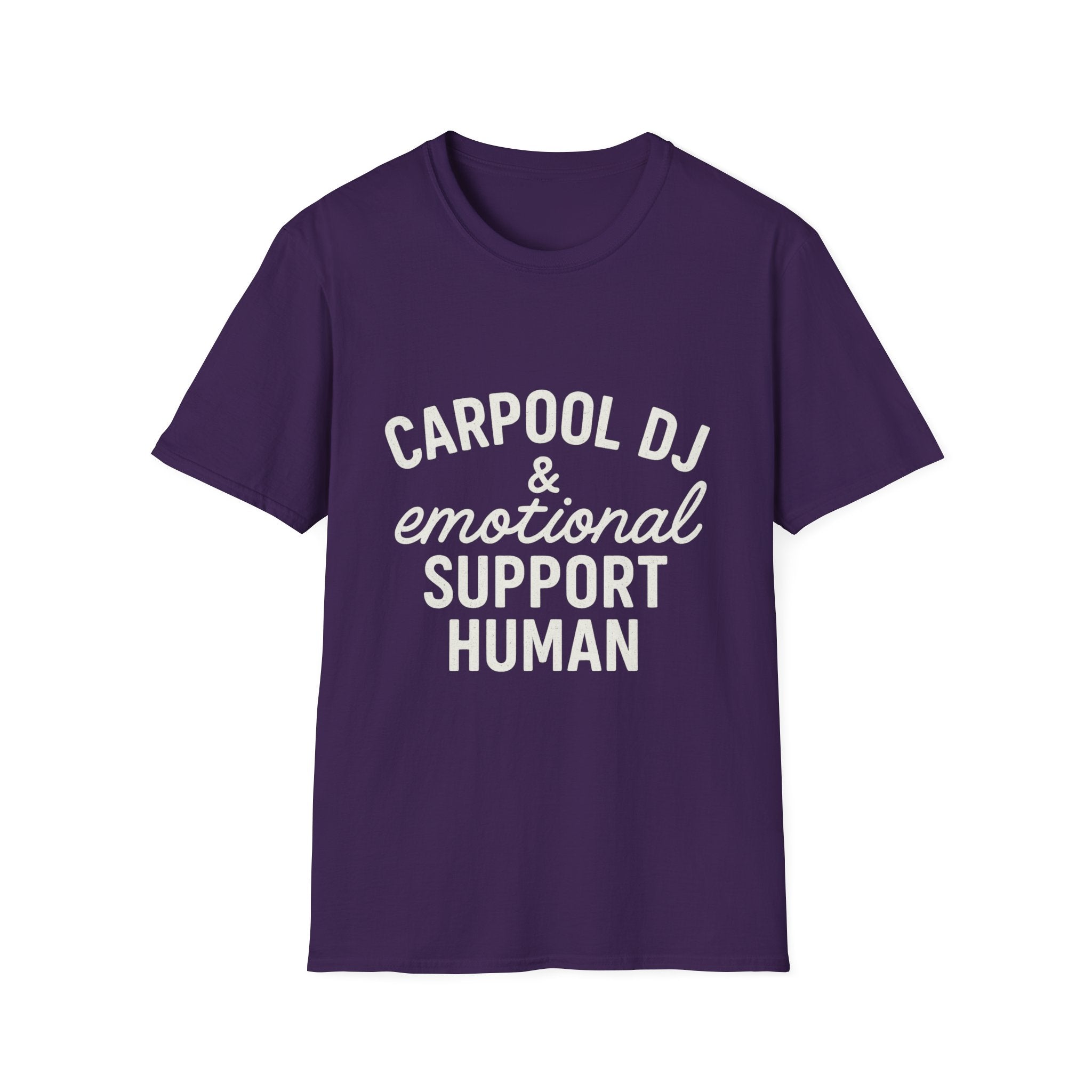 Carpool Dj & Emotional Support Human T-Shirt