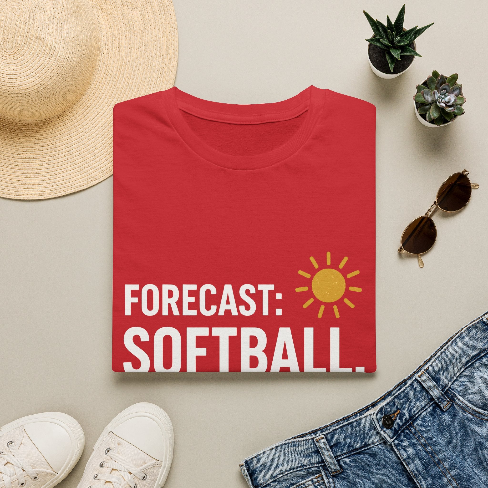 Forecast: Softball. Then More Softball T-Shirt