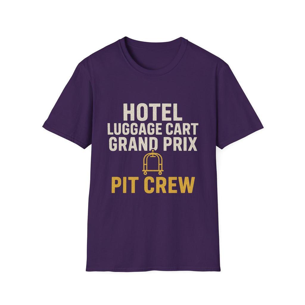 Hotel Luggage Cart Grand Prix: Pit Crew T-Shirt