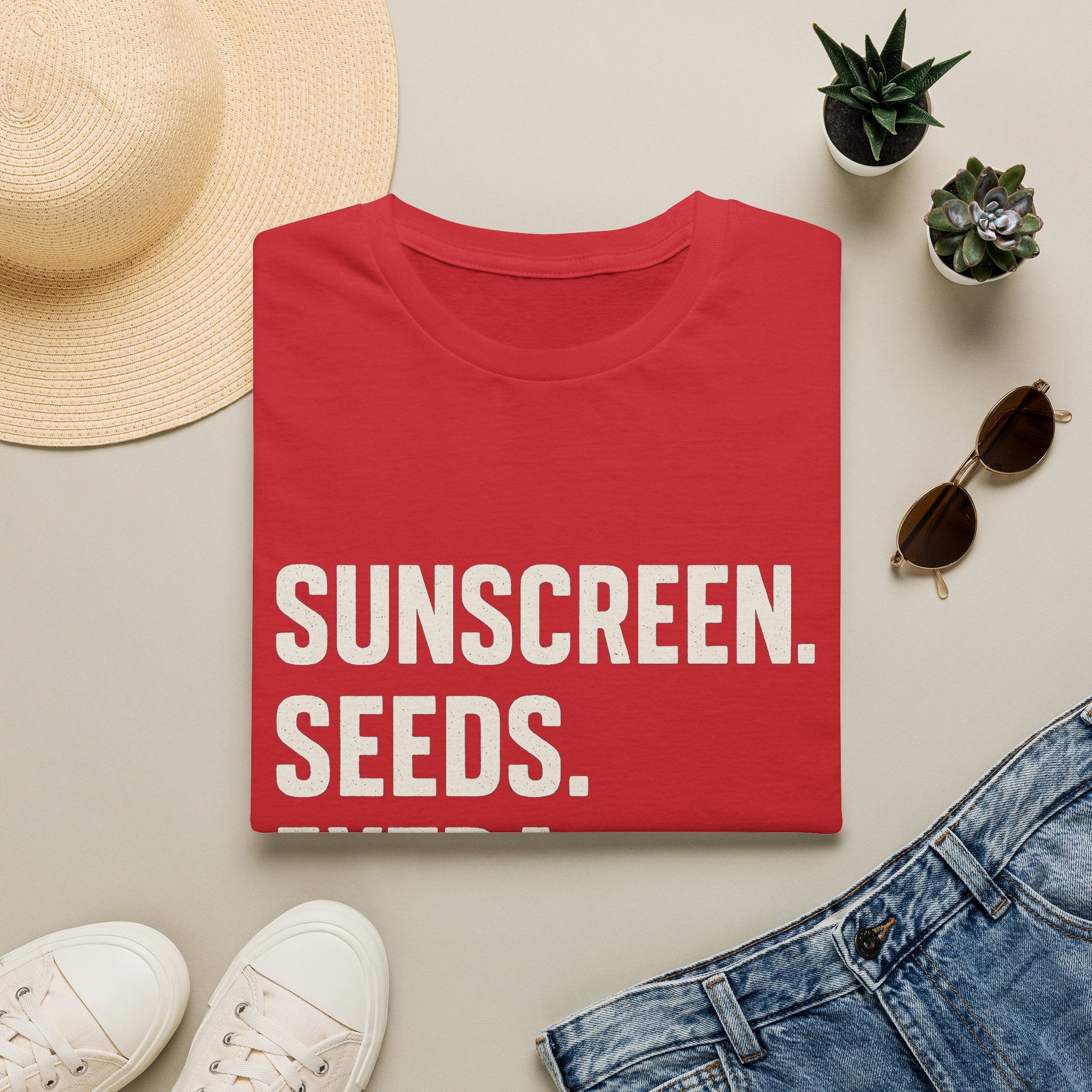 Sunscreen. Seeds. Extra Innings T-Shirt