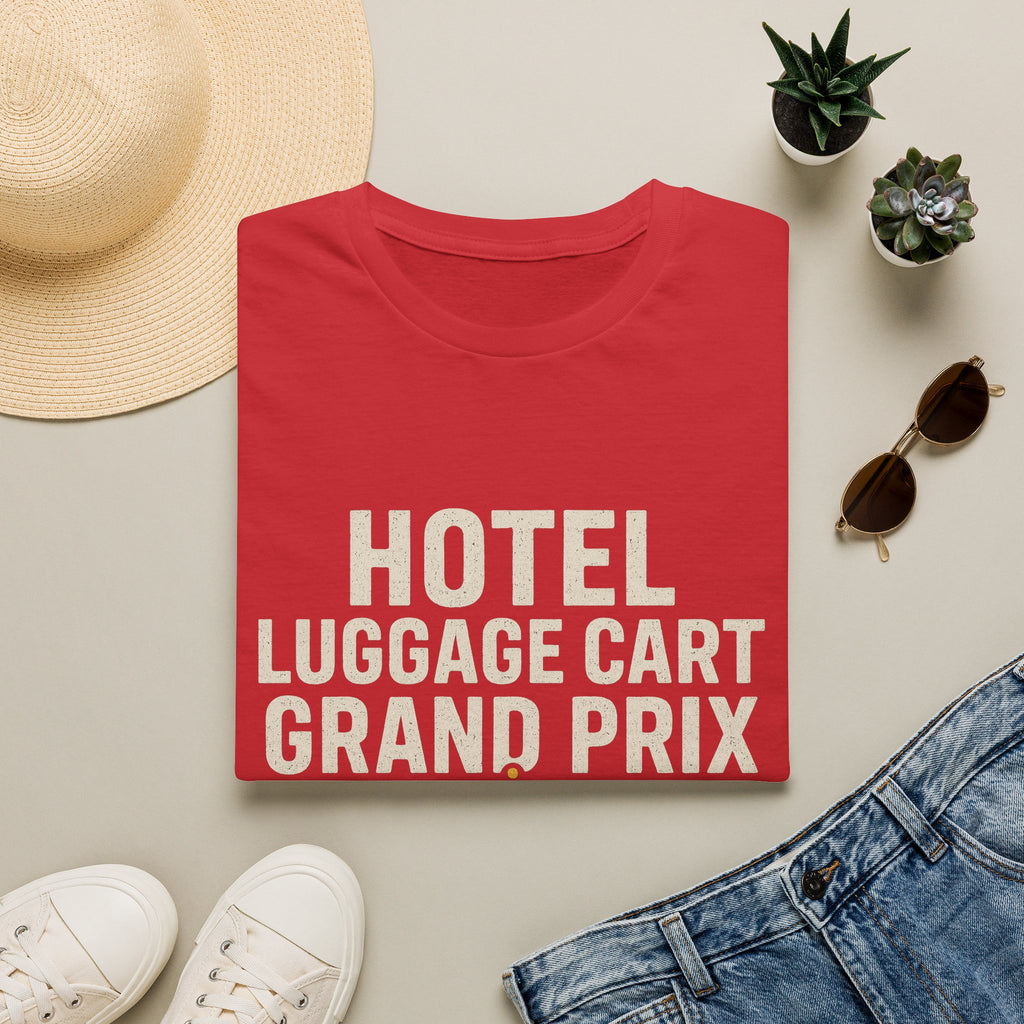 Hotel Luggage Cart Grand Prix: Pit Crew T-Shirt