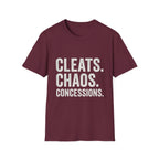 Cleats. Chaos. Concessions T-Shirt