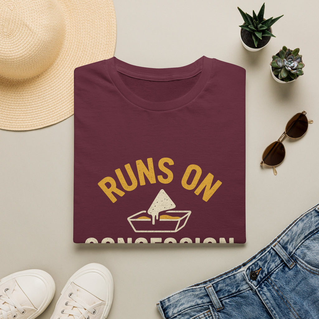Runs On Concession Stand Nachos T-Shirt