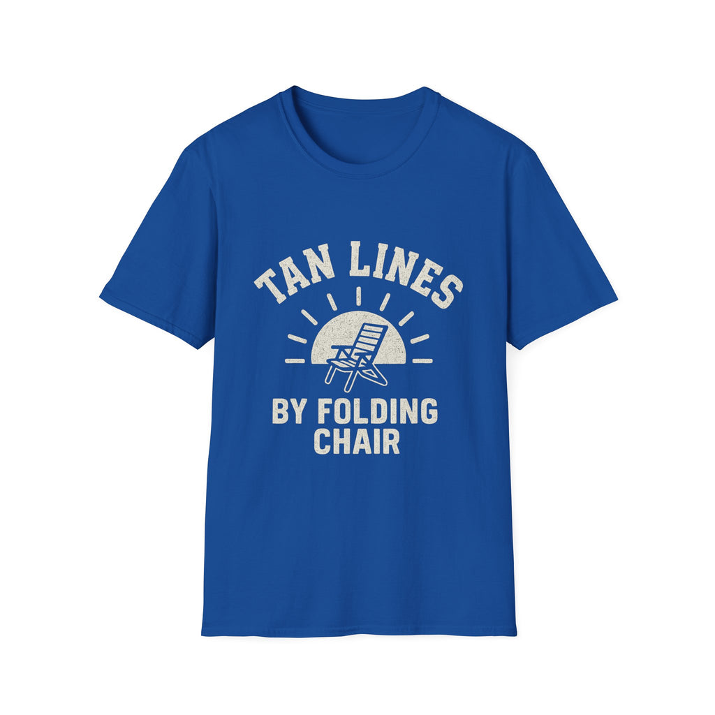 Tan Lines By Folding Chair T-Shirt