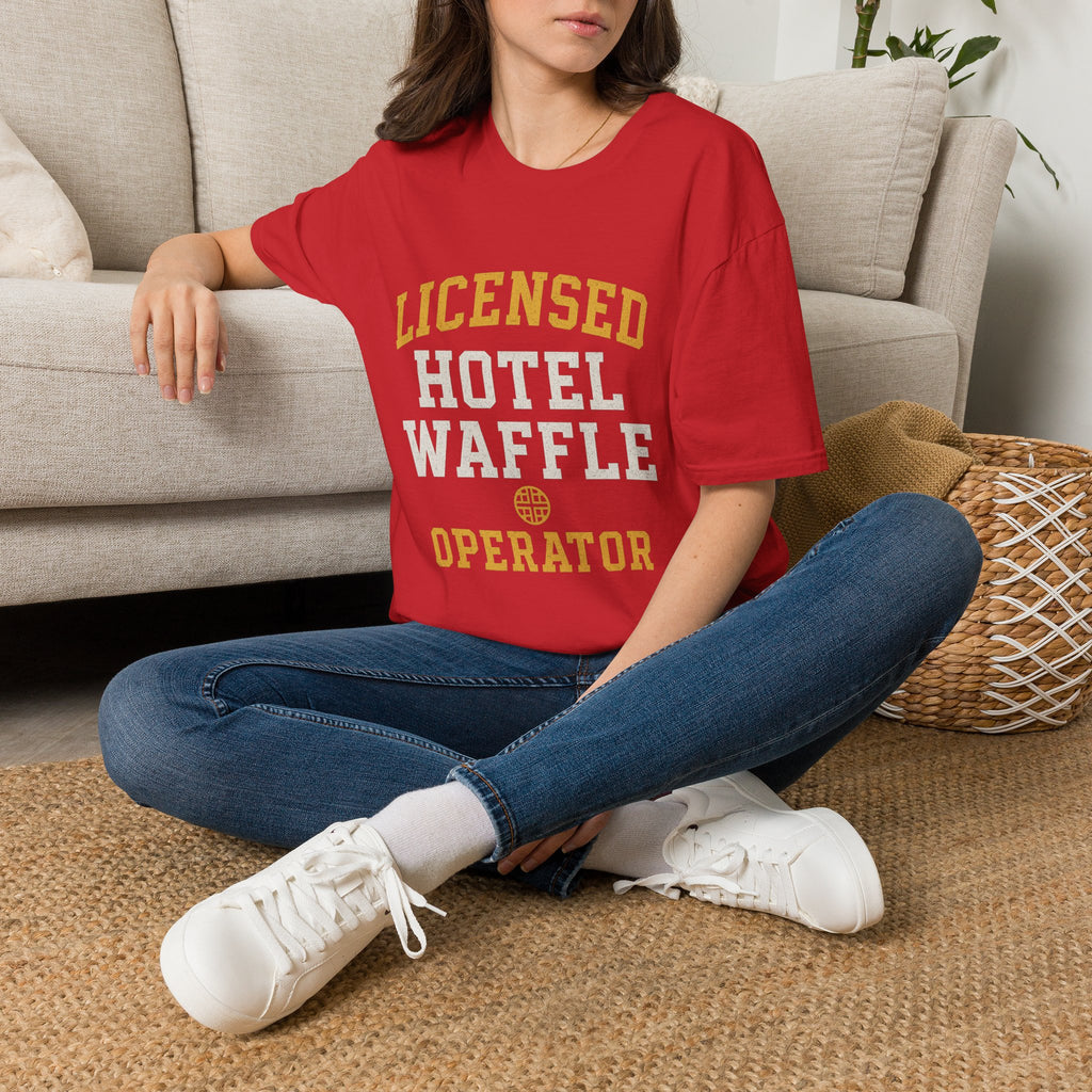 Licensed Hotel Waffle Operator T-Shirt