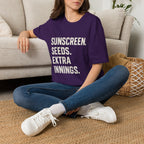 Sunscreen. Seeds. Extra Innings T-Shirt