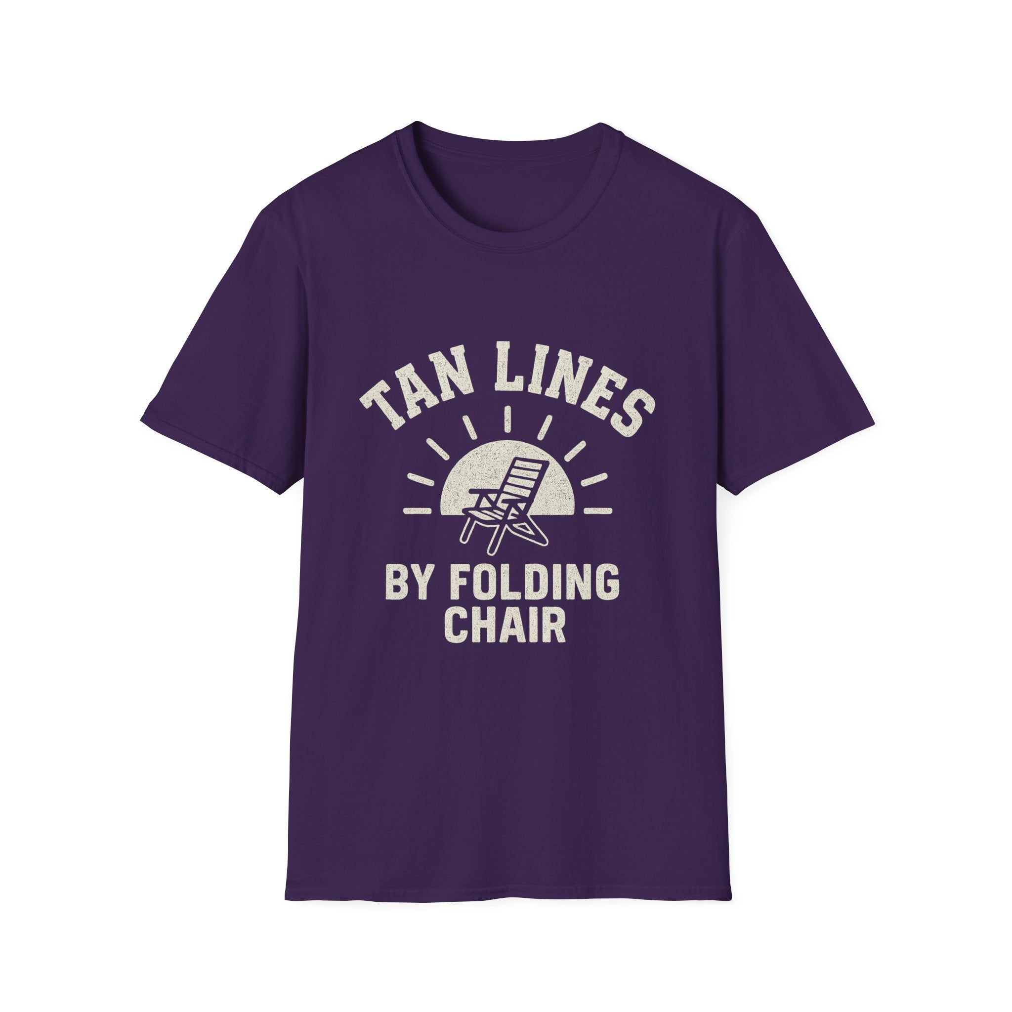 Tan Lines By Folding Chair T-Shirt