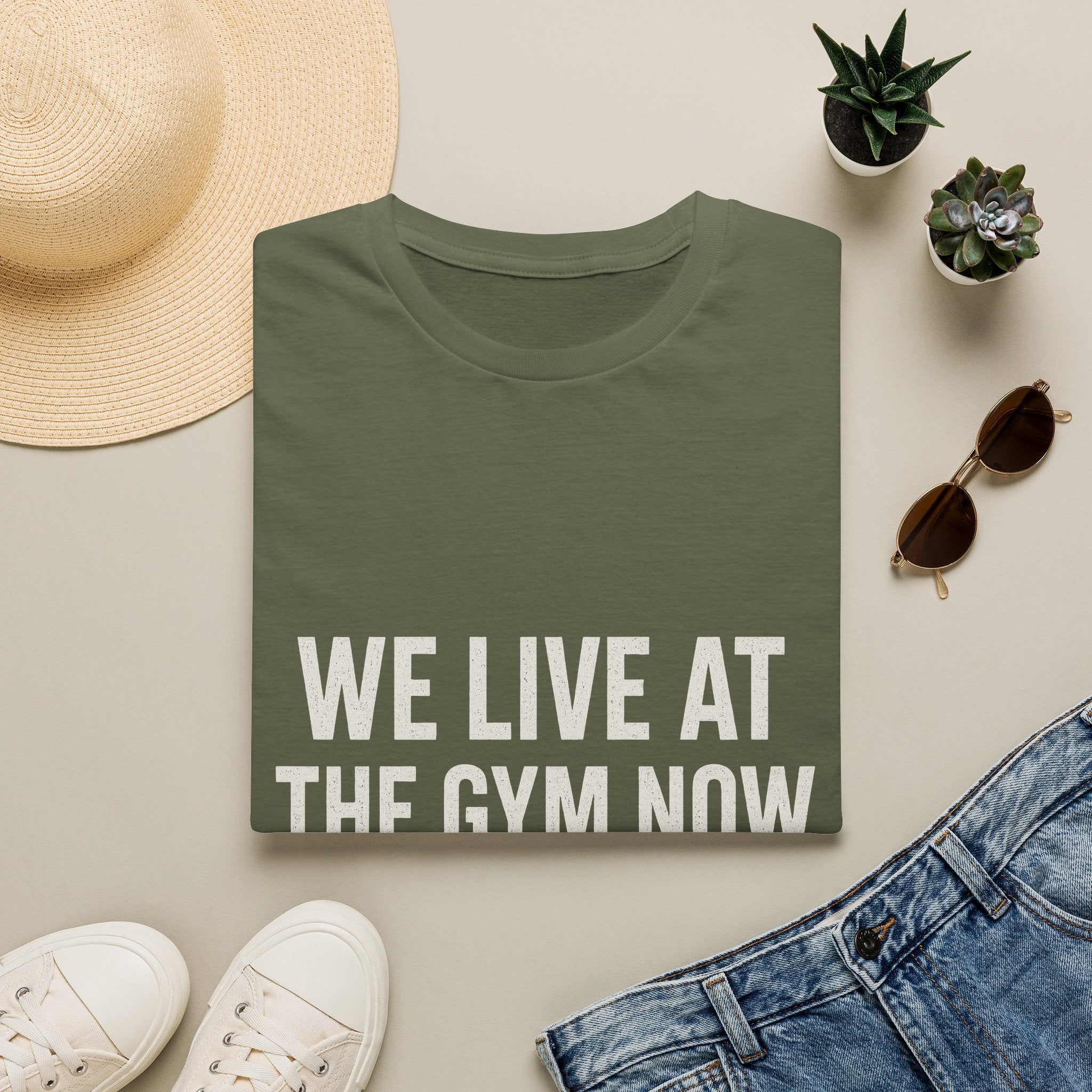 We Live At The Gym Now (court 12) T-Shirt