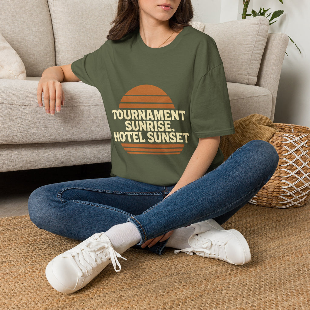 Tournament Sunrise, Hotel Sunset T-Shirt