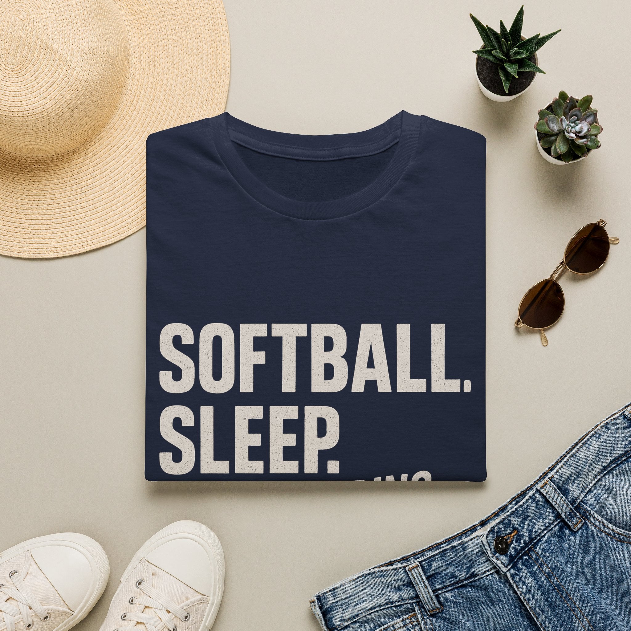 Eat Sleep Softball T-Shirt